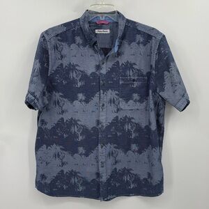 Tommy Bahama Blue Casual Button Down Shirt